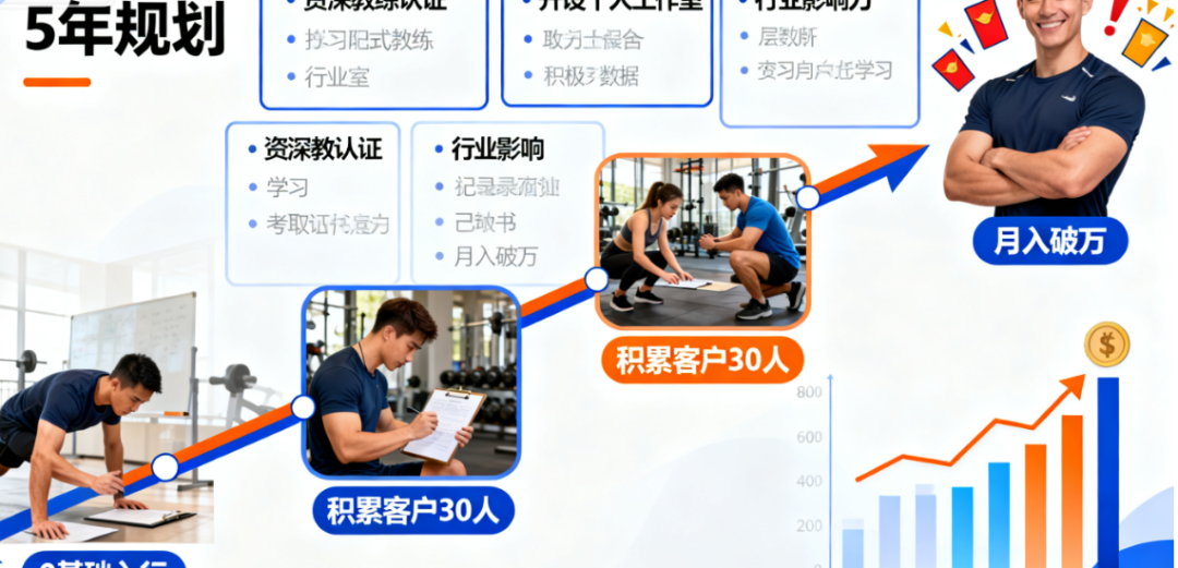 2025 年做健身教练值不值?从 0 到月破万 + 5 年规划,一篇讲透(图4) 2025 年做健身教练值不值?从 0 到月破万 + 5 年规划,一篇讲透(图4)
